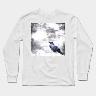 Surreal Gothic Raven Long Sleeve T-Shirt